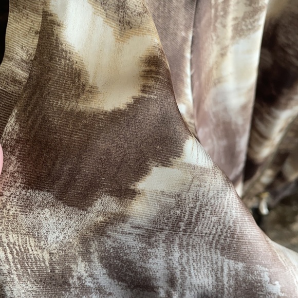 Brown tan white silly zip jacket - Picture 4 of 8